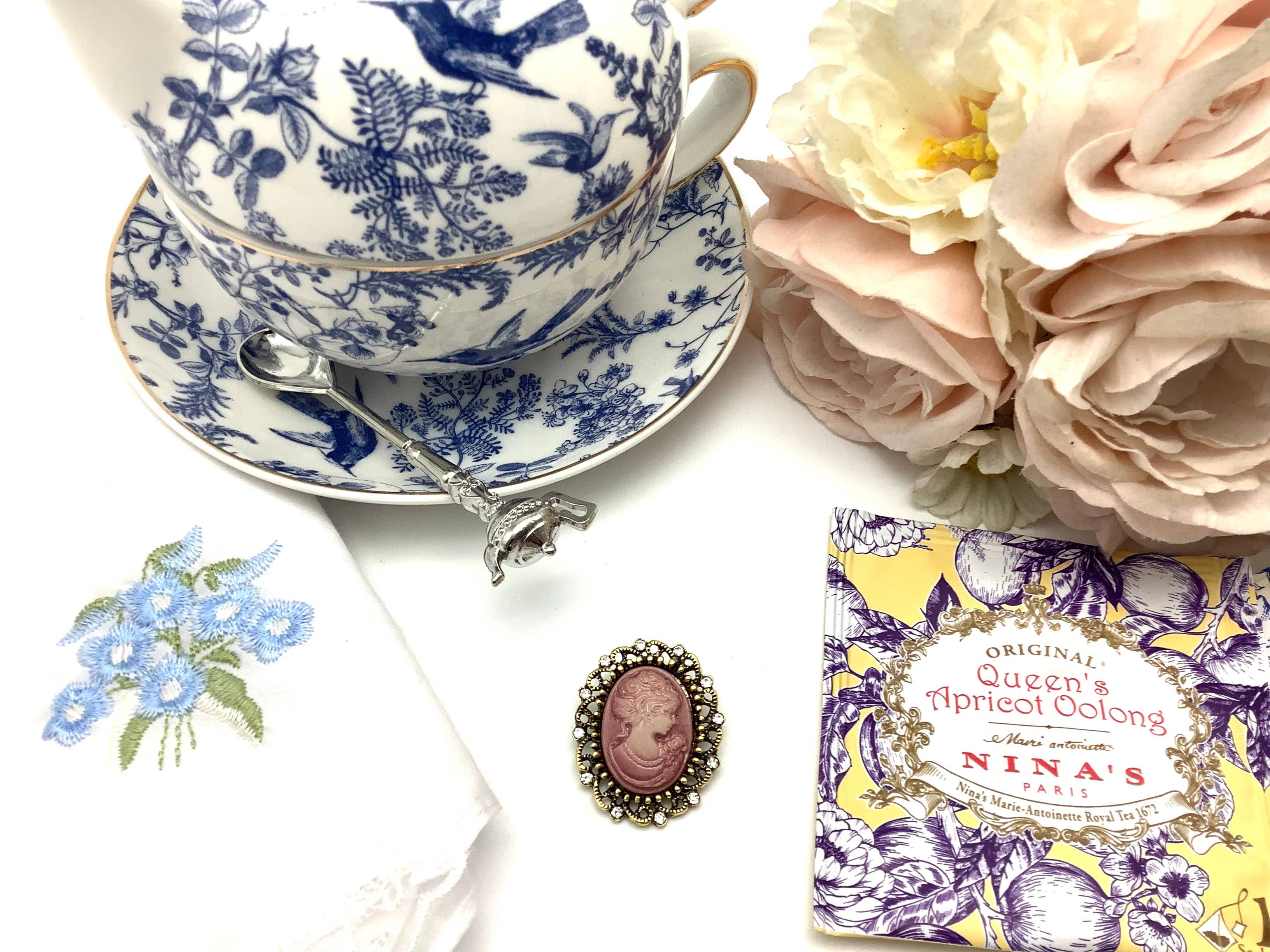 All Little Cute Things – wholesale Brosch – Jane Austen Cameo Assortment Pin Lapel Brosch med presentförpackning 4