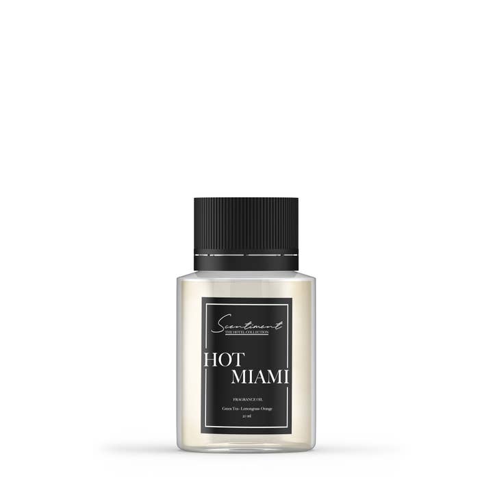 Scentiment - Wholesale Jar/Filled Candle - Hot Miami Sea Salt & Green Tea Jar Candle