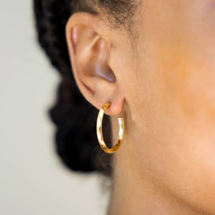 Love Lori Michelle Jewelry - Wholesale Hoop Earrings - Modern Hidden Heart Hoop Earrings7