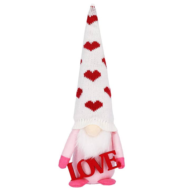 Santa’s Workshop Inc. - Wholesale Decorative Tabletop Object - 14" Love Gnome