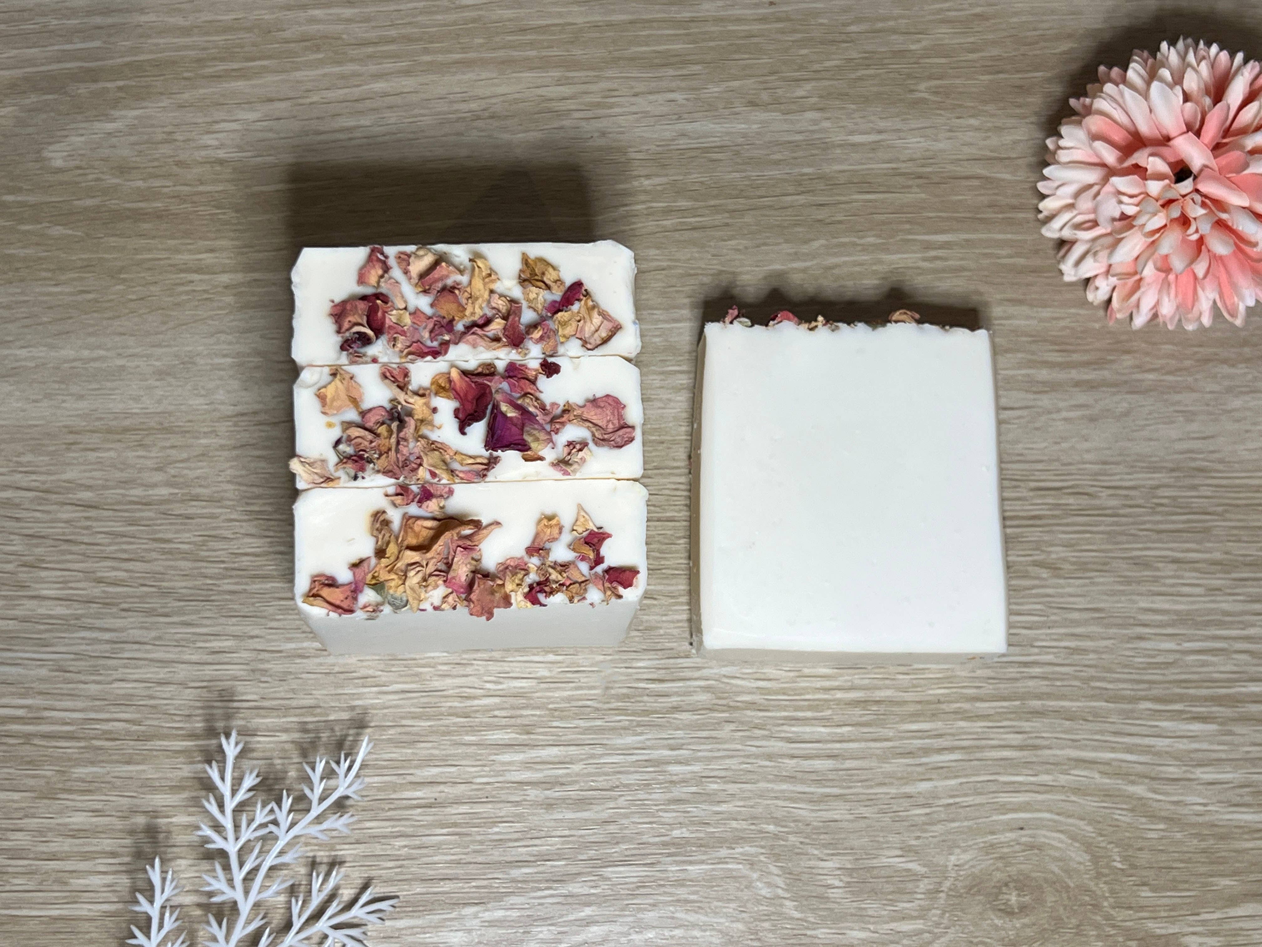 Wicks 'n Lotions - Wholesale Bar Soap - Rose Victorian Vegan Soap Loaf2