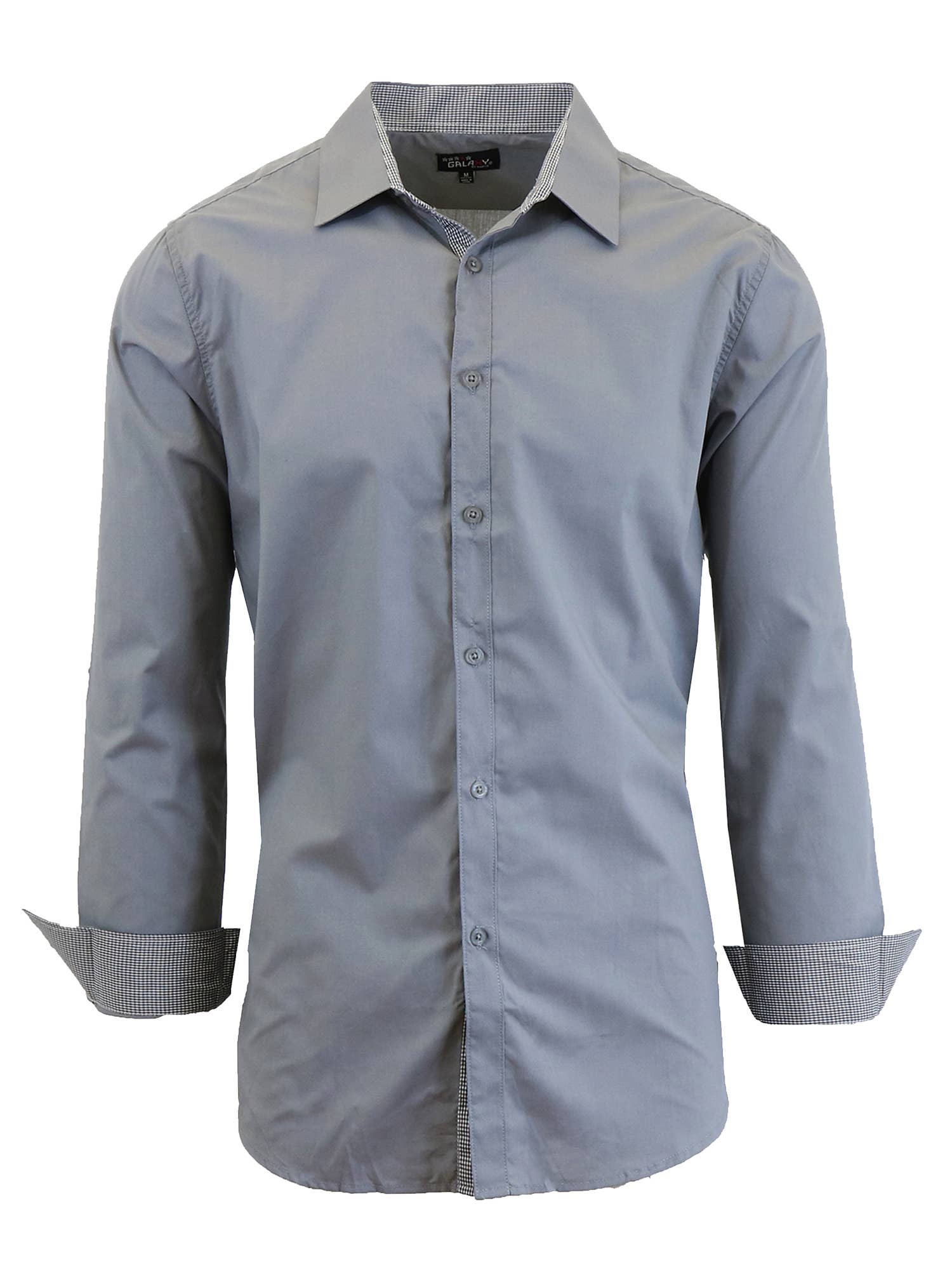 Galaxy By Harvic - Wholesale Button Down Shirt - Men's - Galaxy By Harvic Men's Long Sleeve Classic Dress Shirts 1