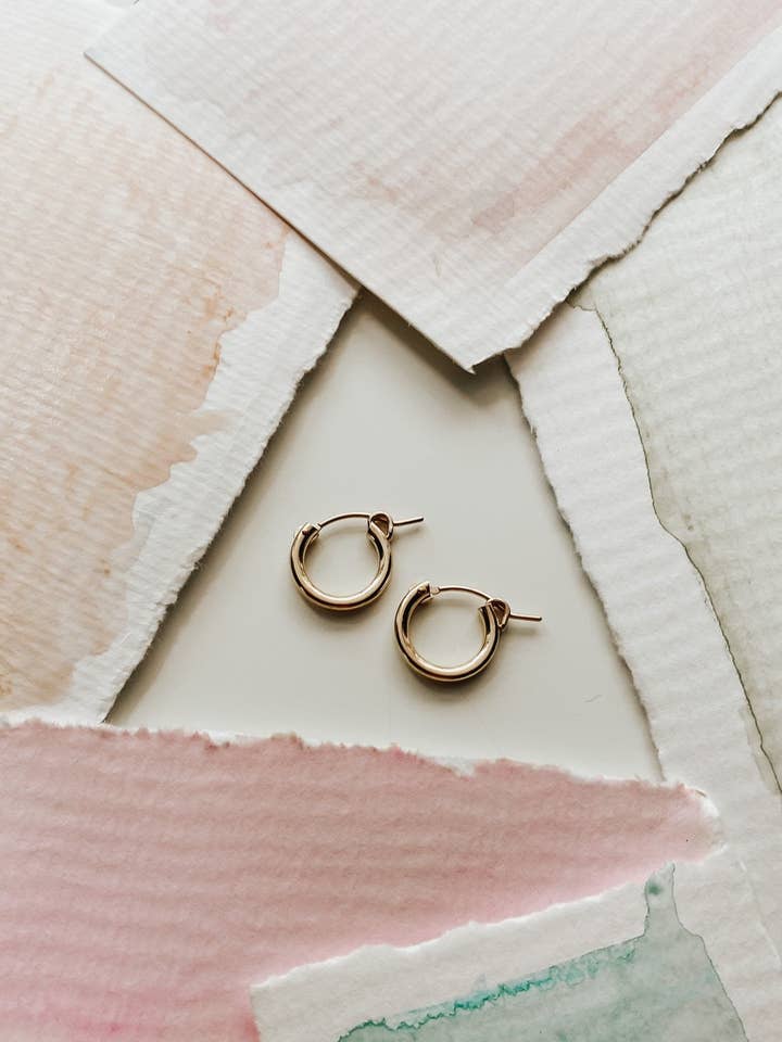 Peyton Hoops for wholesale by Stamped and Finch