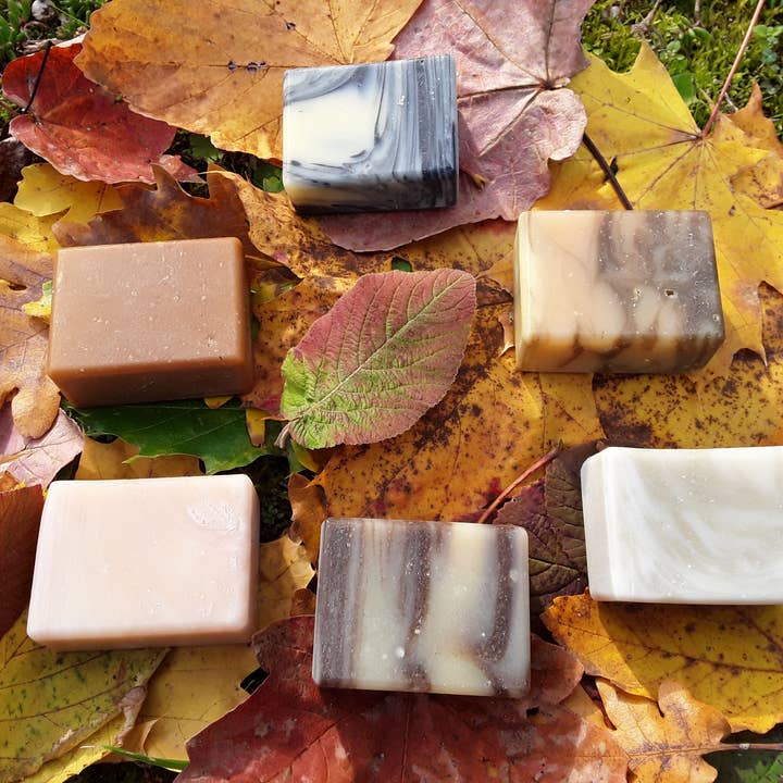 Kasse med 6 sæber 50g for engroshandel hos Les Savons d'Amandine