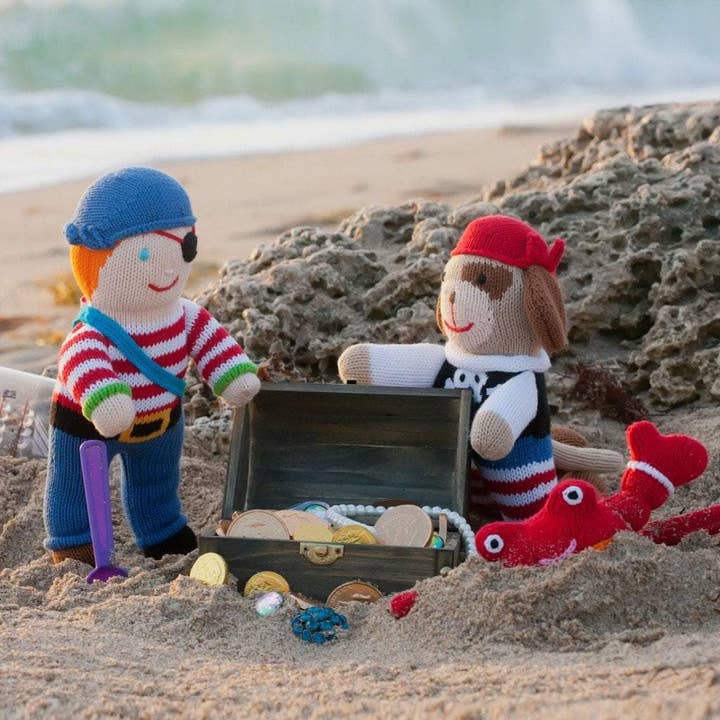 Petit Ami & Zubels - Wholesale Doll - Kids - Arrr-Nee the Pirate Knit Doll