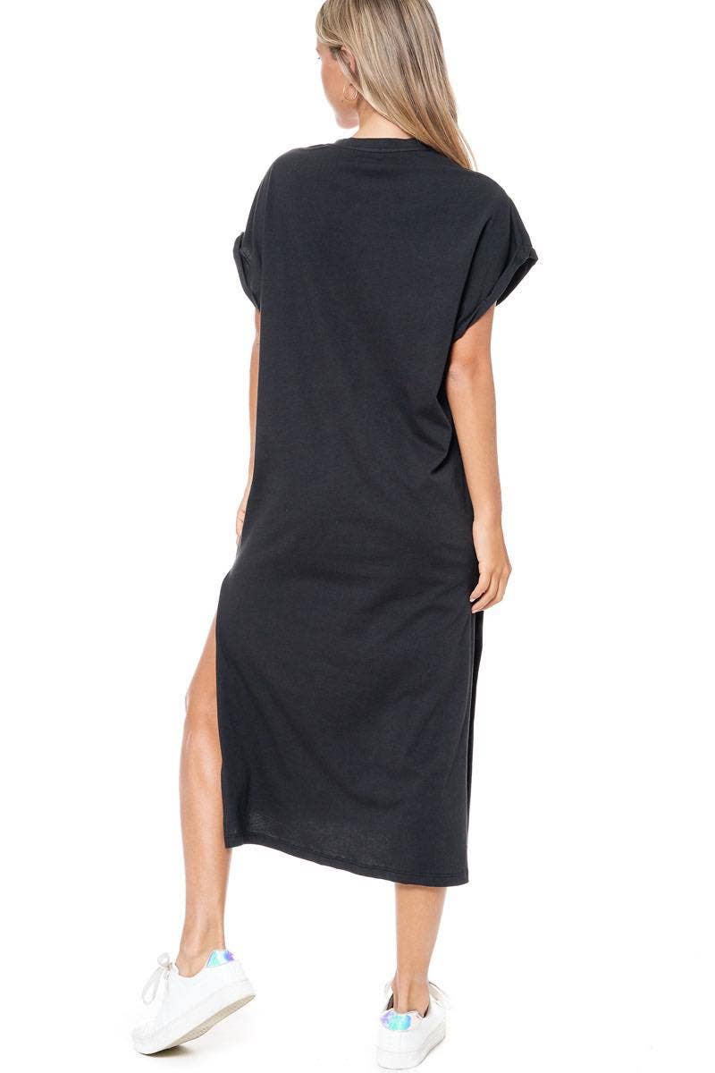 Zutter - Wholesale Dress - Women's - Vintage Leopard Star Graphic Maxi Dress Top1