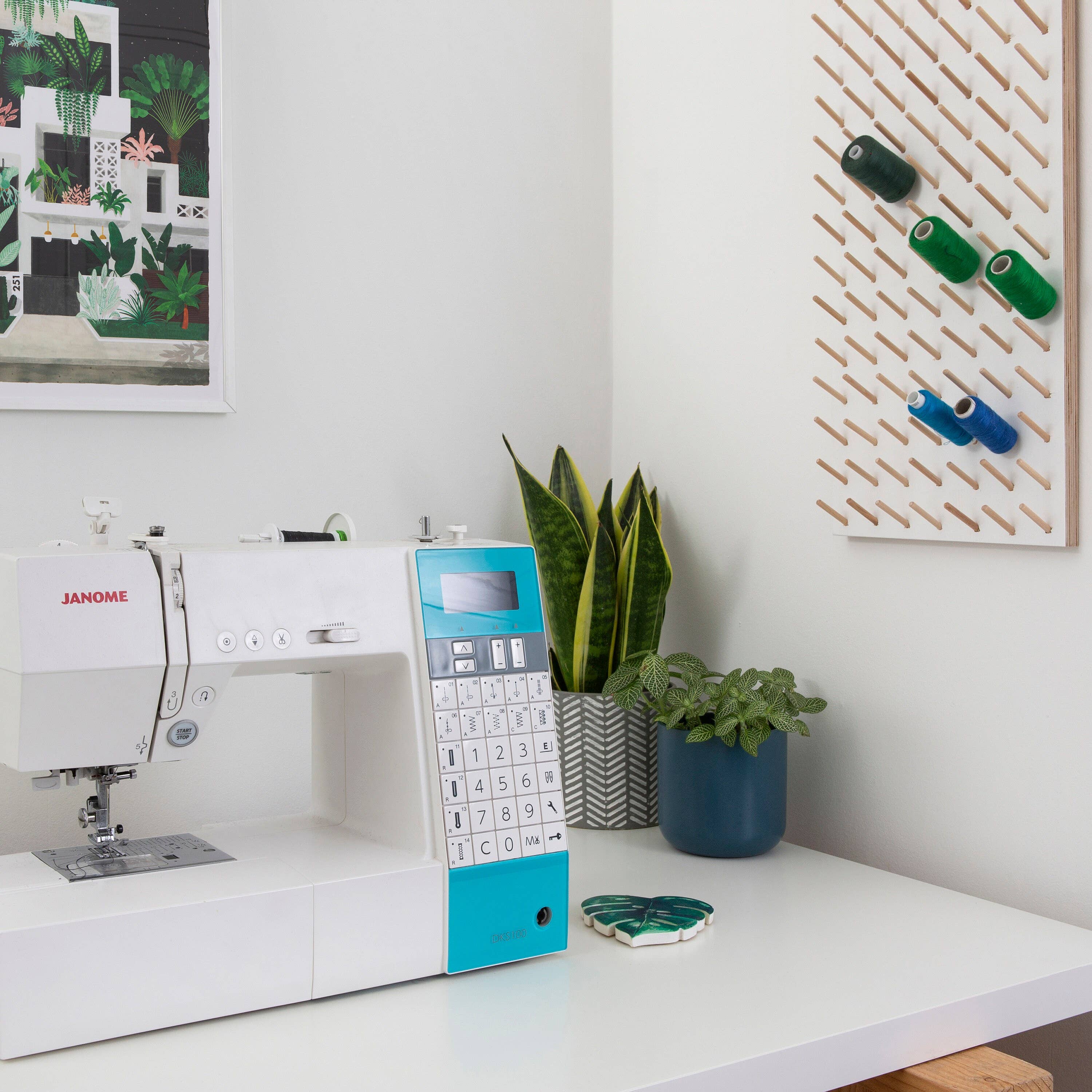 Thread Pegs – Engroshandel Væghylde – Trådorganisator til bomuldstråd med ophæng og opslagstavle6