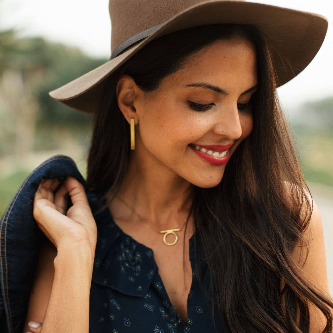 PURPOSE Jewelry – wholesale Hängande örhängen – Hamada örhängen3