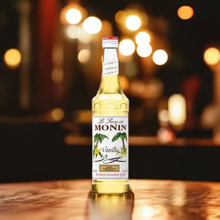 Trent Allen Gourmet Coffee - Wholesale Flavored Syrup - Monin Vanilla Syrup ( CASE OF 12 )