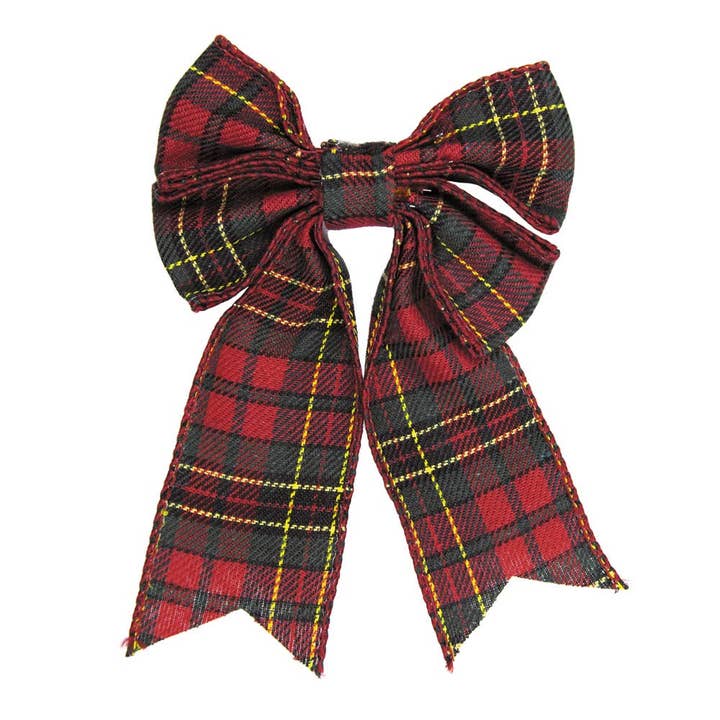 Tim&Puce Factory - Wholesale Christmas decoration - TARTAN BOW