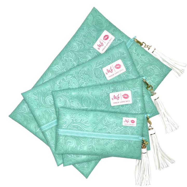 Makeup Junkie Bags - Wholesale Makeup/Cosmetic Bag - Mint to Be1