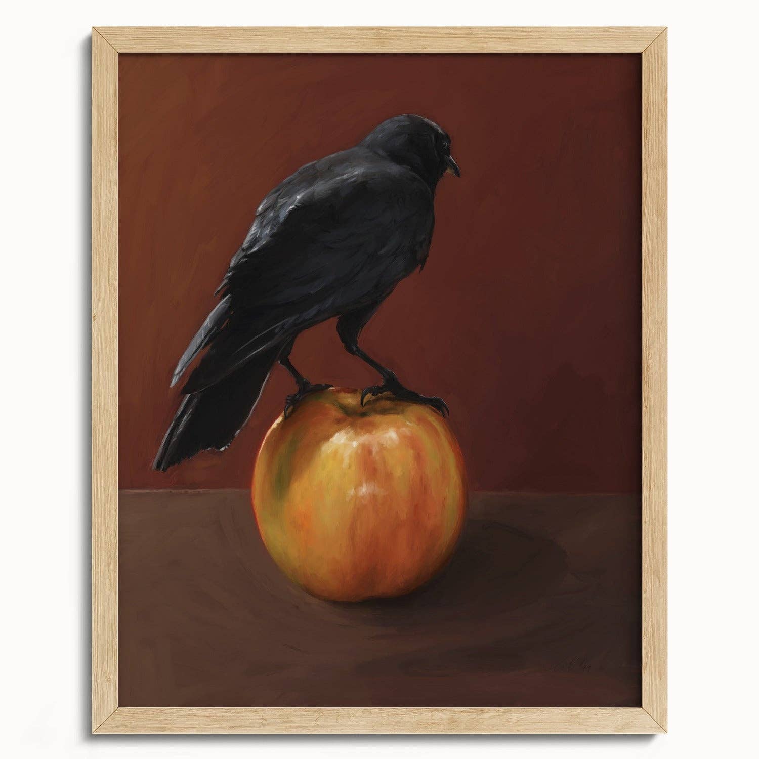 The Ugly Cat Studio - Wholesale Art Print - Moody City Crow Art Print20