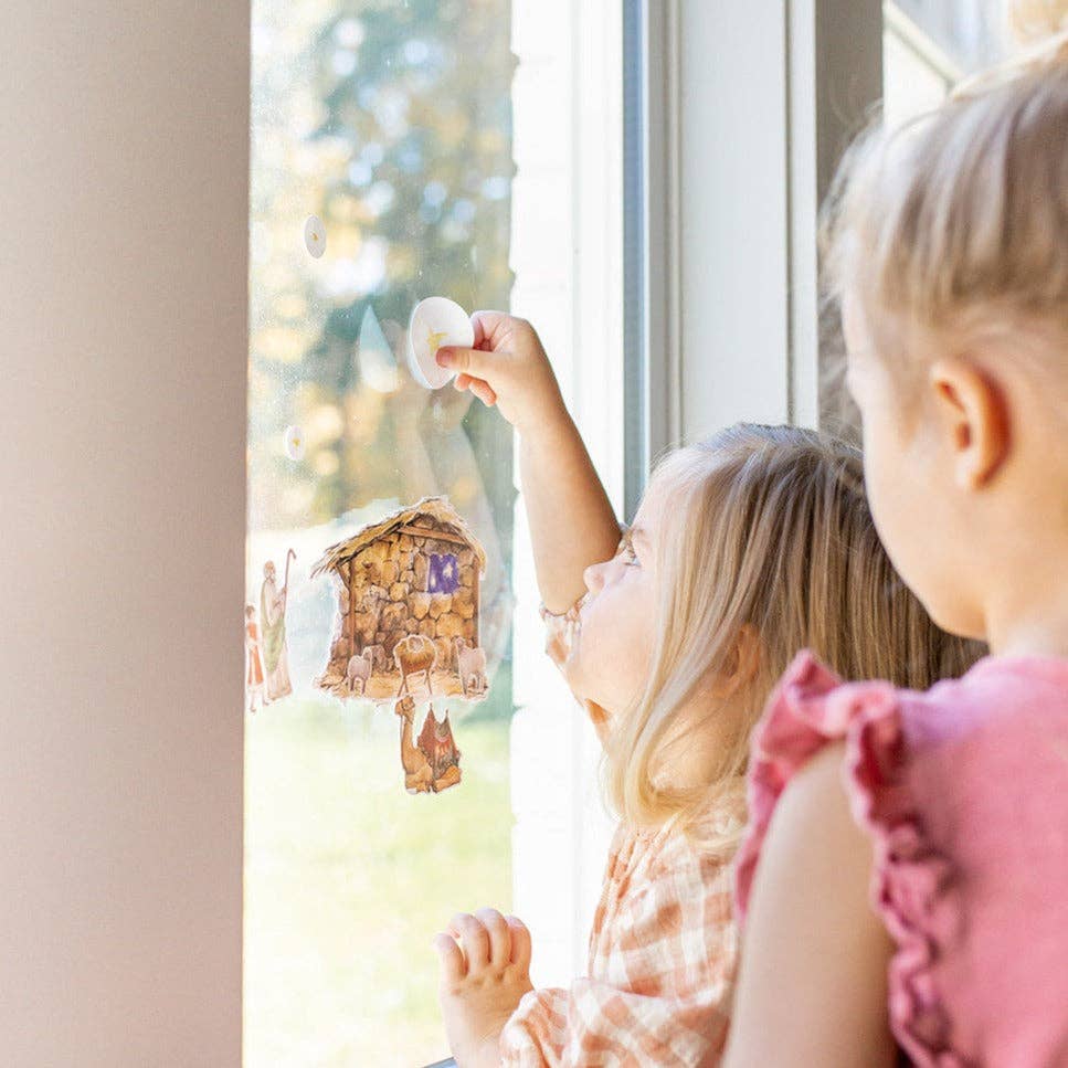 Sock Religious - Wholesale Christmas Decoration - Nativity Cling Set5