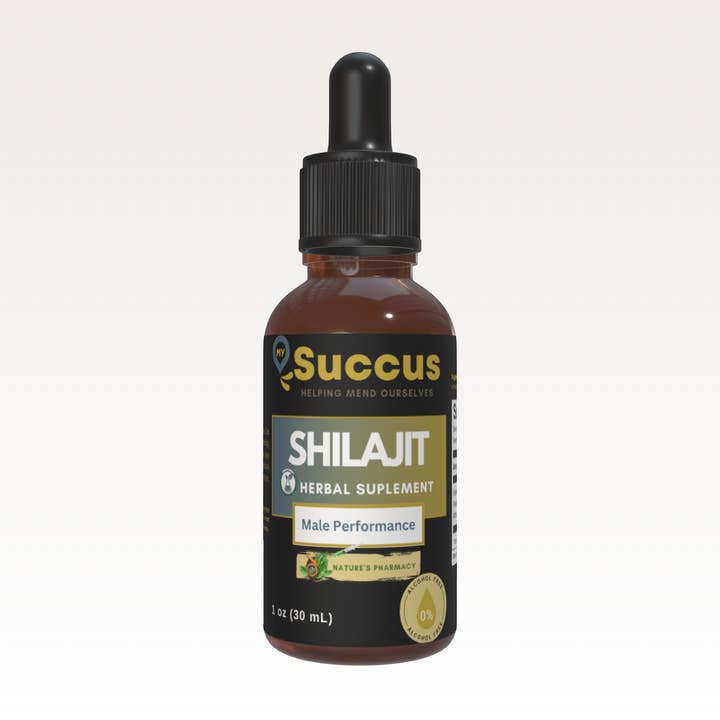Succus - Wholesale Tincture - Shilajit - Cell Function Support (Alcohol Free)