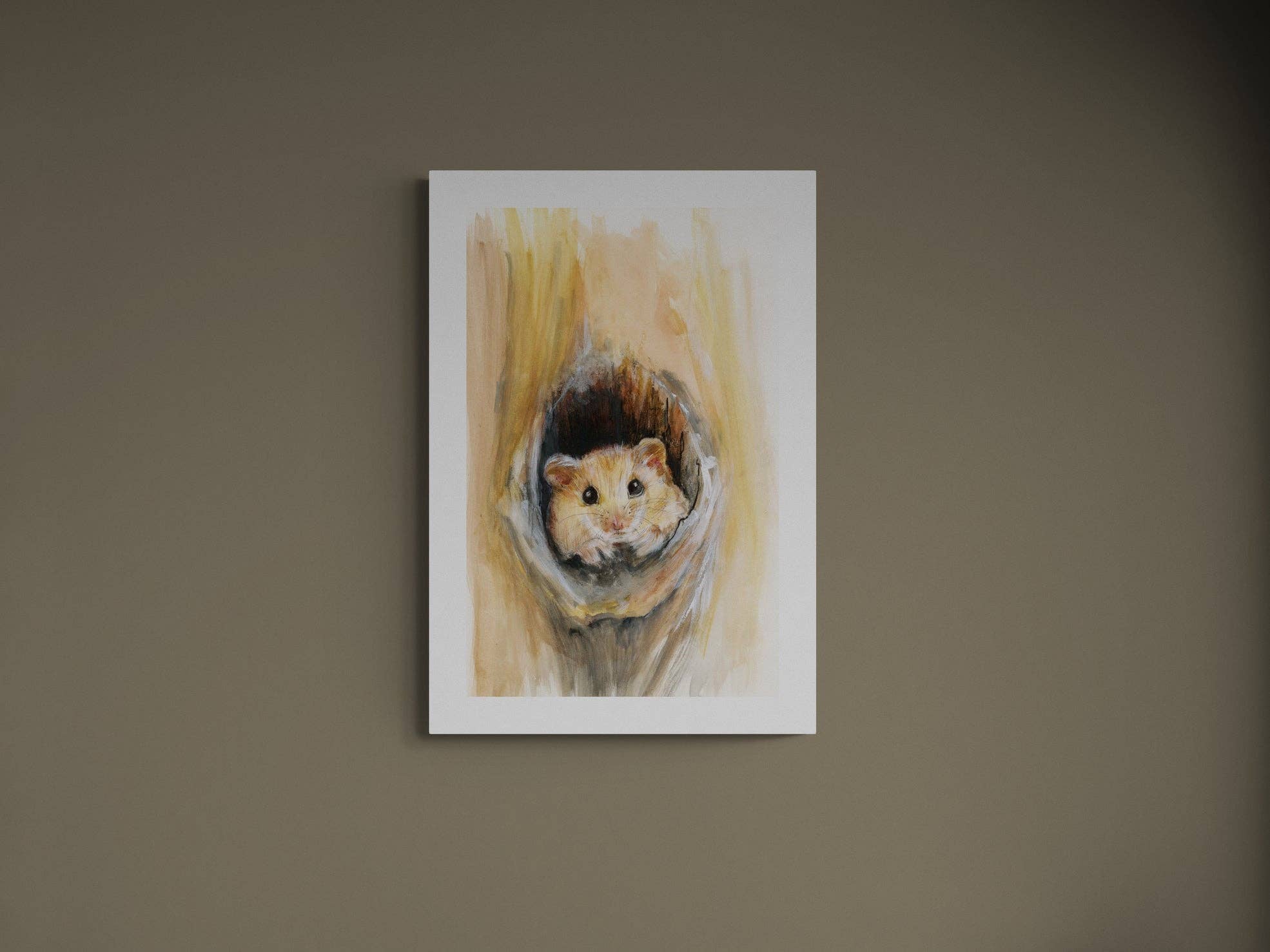 Wendy Laverick – wholesale Art print – Framed Print Lewis the Dormouse4