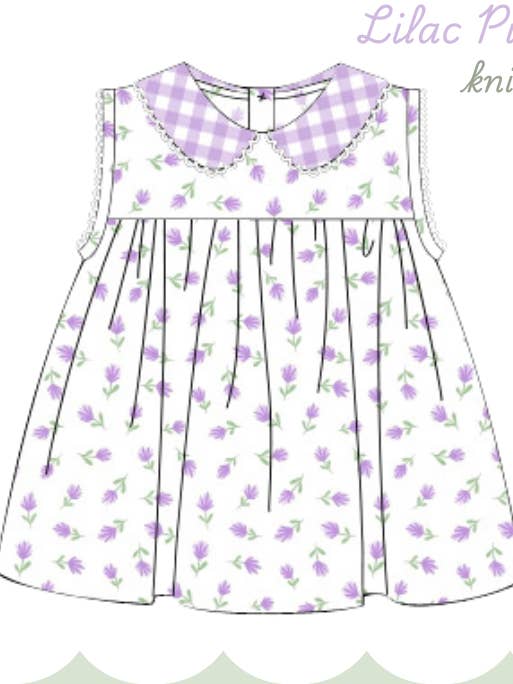 Lilac Knit Tulip Top-Only for wholesale by The Seaside Proper Children’s Company