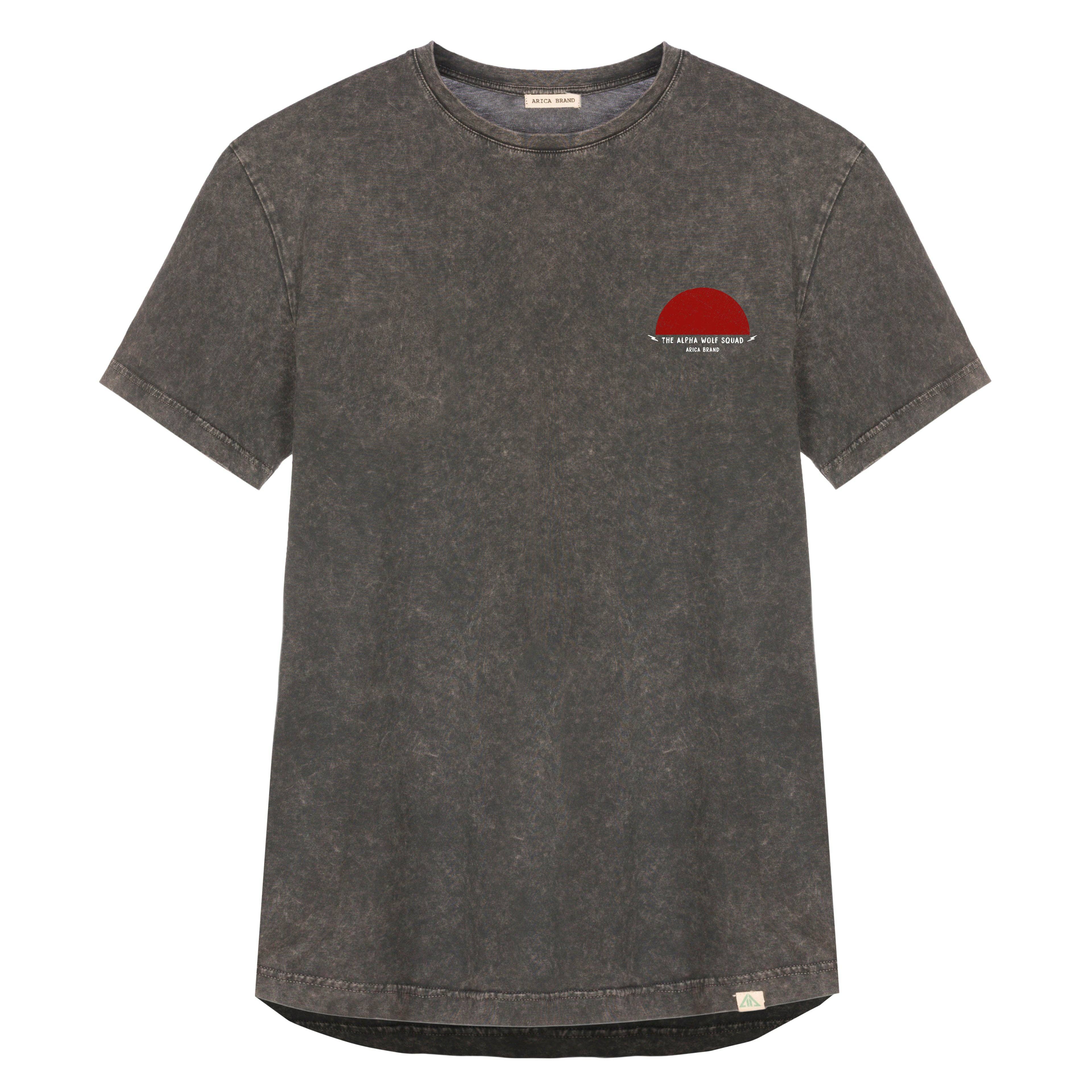 Arica Brand - Wholesale Screen Printed T-Shirt - Men's - Wolf Grey Premium T-Shirt1