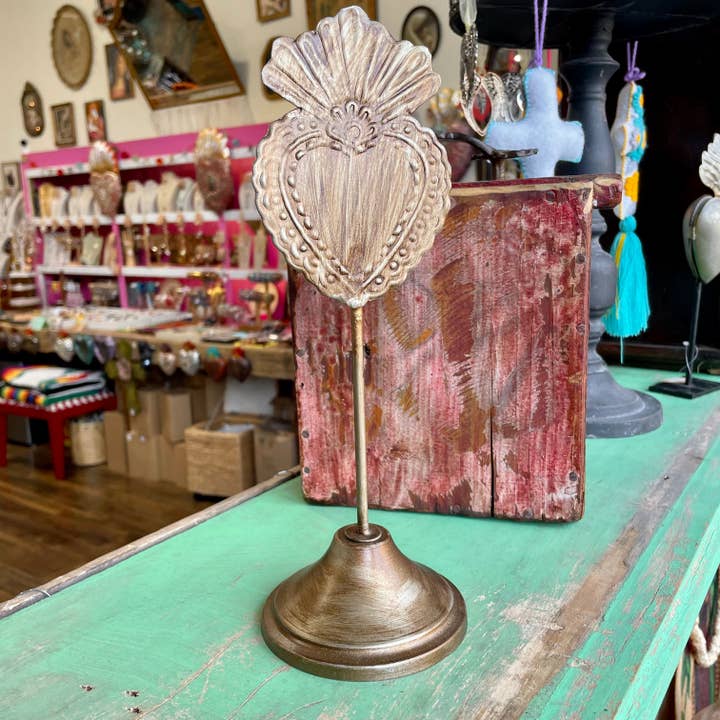 Sacred Heart Candle Holder for wholesale by Love and Honor Jesus LLC