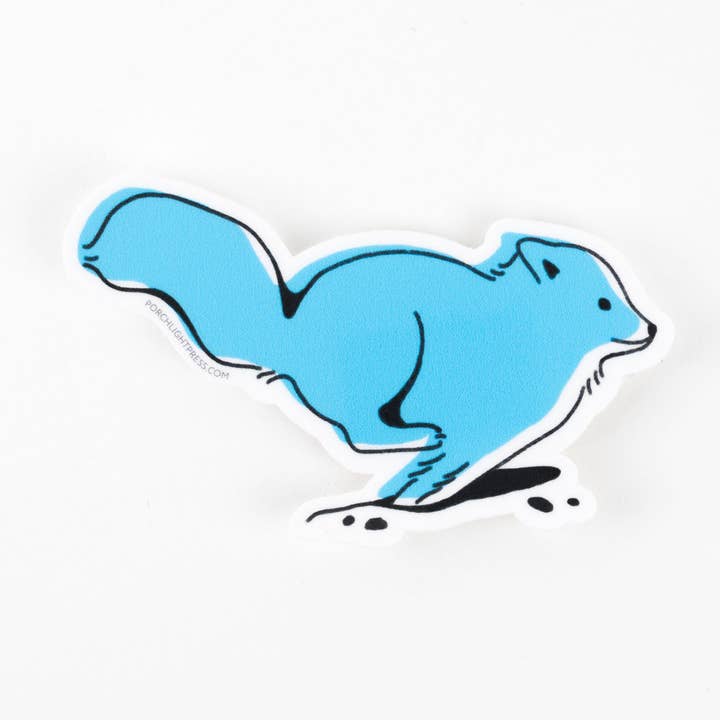 Porchlight Press Letterpress - Wholesale Sticker - Sticker: Arctic Fox0