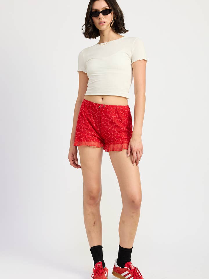 JAKKESHORTS MED FLÆSER for engroshandel hos Emory Park