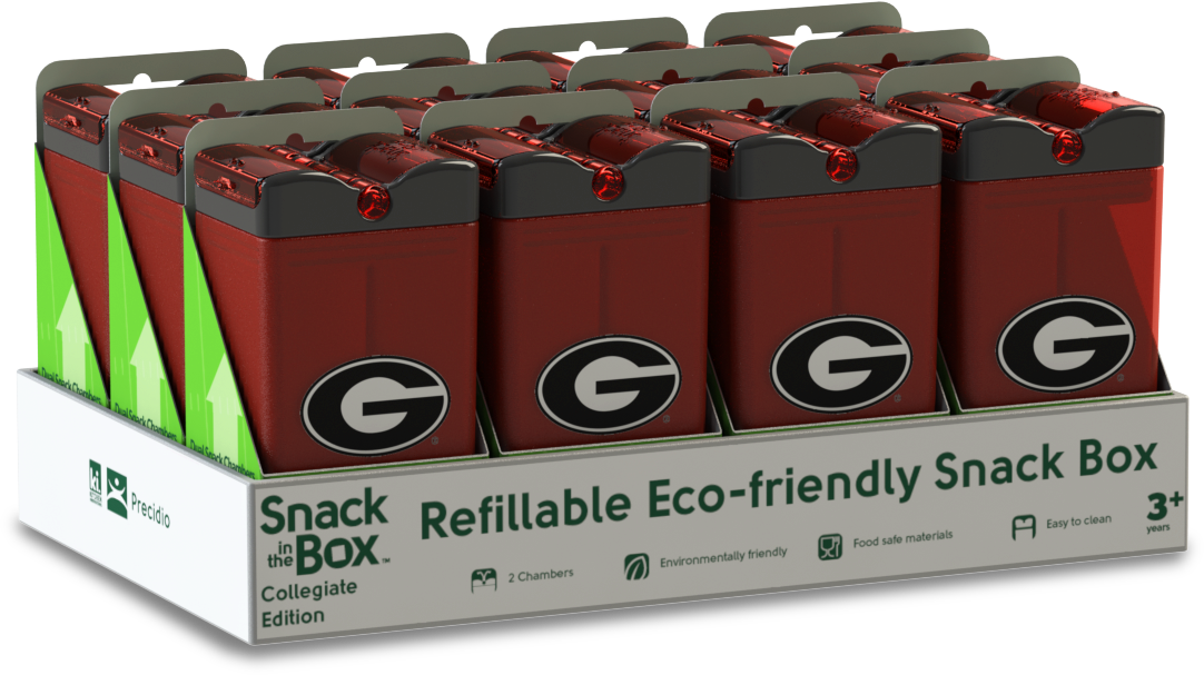 Kitchen Innovations Inc. - Wholesale Snack Box - Kids & Baby - Snack in the Box 2 (12 oz) - University of Georgia1