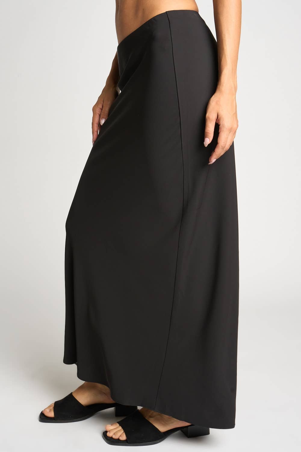 Sans Souci - Wholesale Skirt - Women's - POLY SPAN KNIT BIAS MAXI SKIRT14