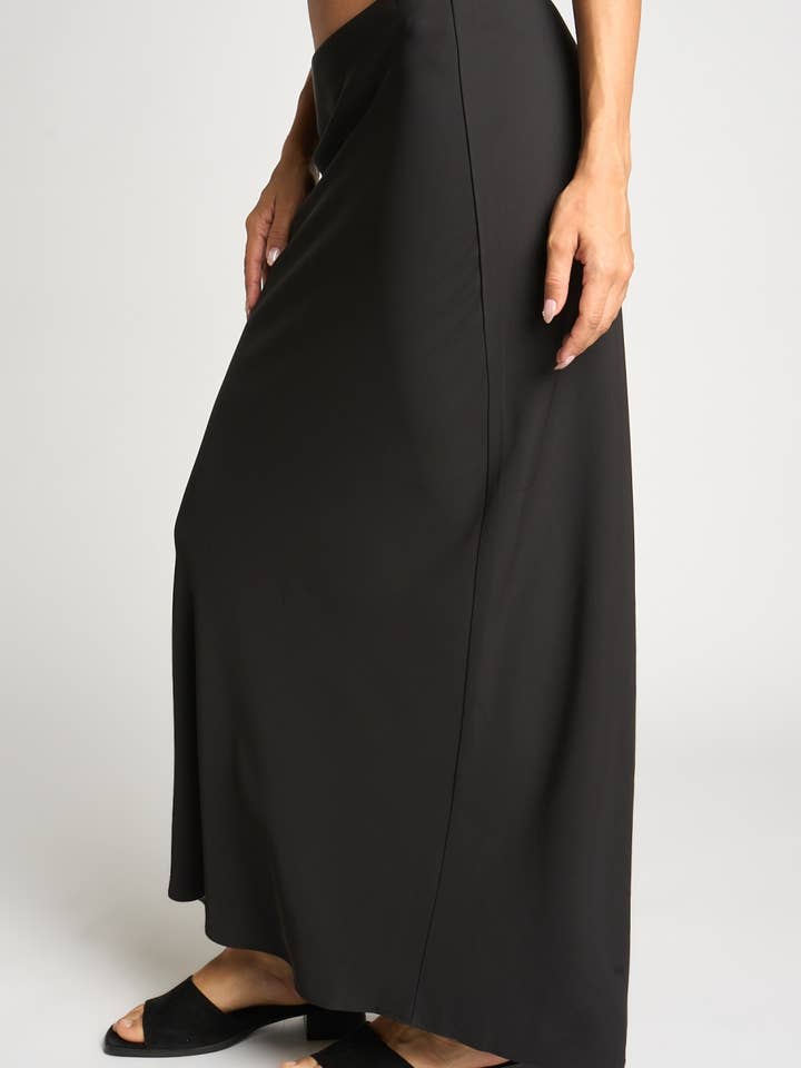 Sans Souci - Wholesale Skirt - Women's - POLY SPAN KNIT BIAS MAXI SKIRT14