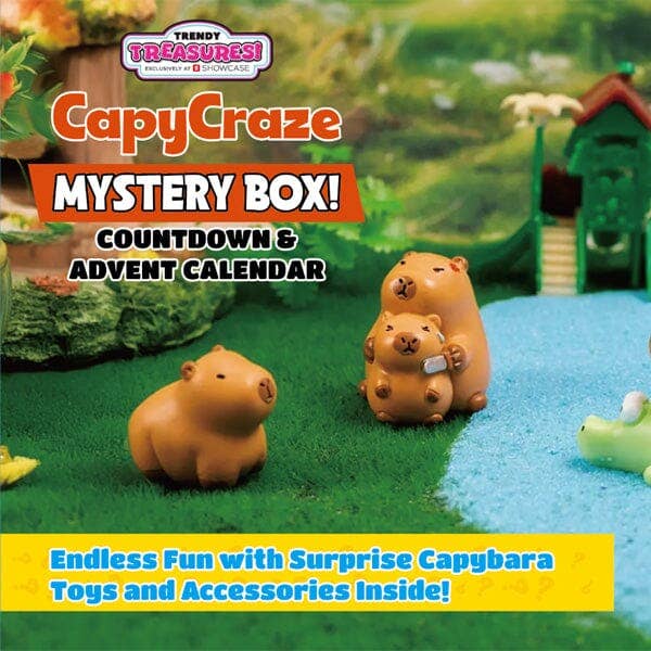 Showcase - Wholesale Toy Set - Kids - CapyCraze Mystery Box: Capybara Mystery Box (24Pcs)