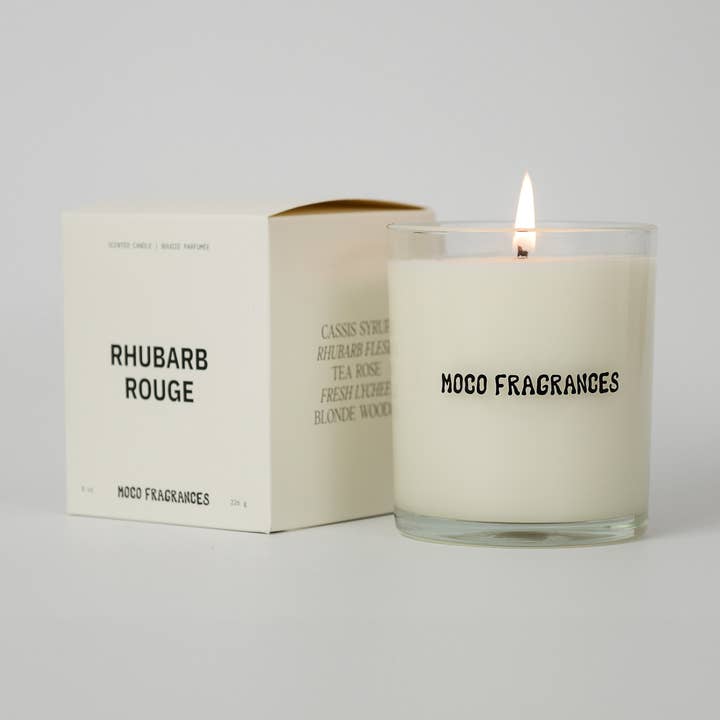 MOCO Fragrances - Wholesale Jar/Filled Candle - Rhubarb Rouge - Classic Candle (Seasonal)1