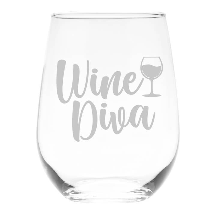 Wine Diva stjälkfritt vinglas för kvinnor - 17 oz. för wholesale av C&M Personal Gifts