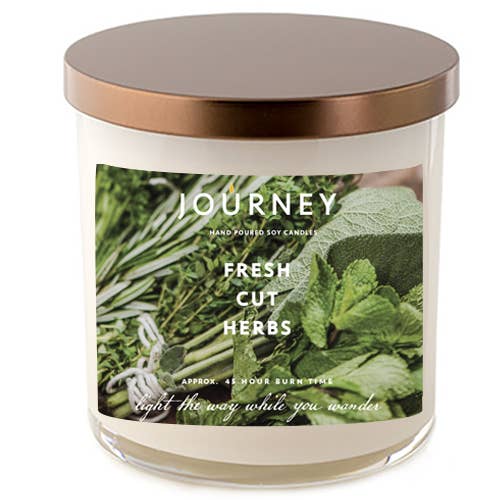 Fresh Cut Herbs Journey Soy Wax Candle for wholesale by Journey Candle
