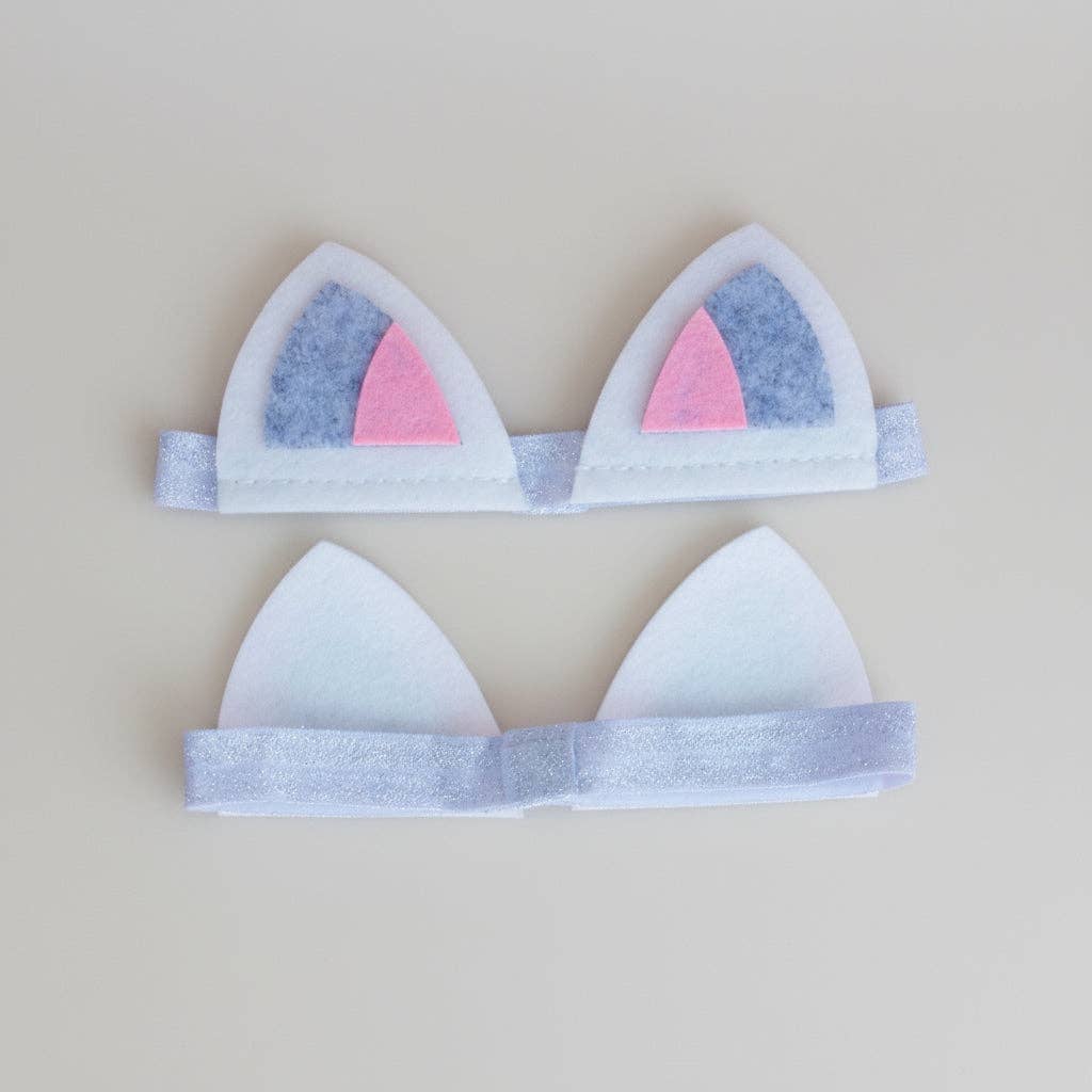 Cherrysh Party - the new name for Pooka Party – wholesale Fashion Headband - Kids – Cat ears felt headband (Set of 4)1