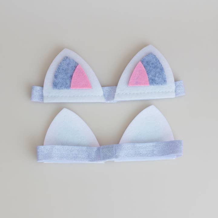 Cherrysh Party - the new name for Pooka Party – wholesale Fashion Headband - Kids – Cat ears felt headband (Set of 4)1