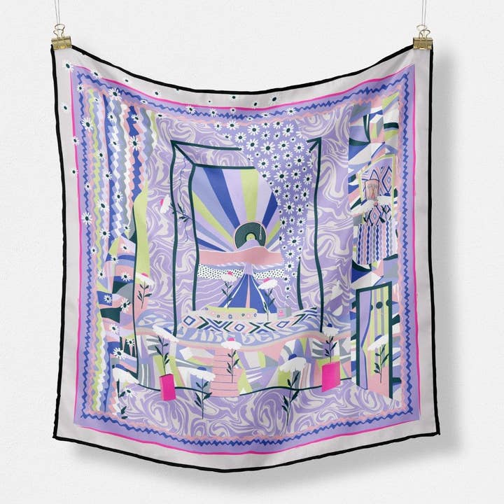 Der Carla-Seidenschal für den Großhandel von CB Grey