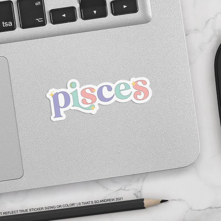 That’s So Andrew - Vente Autocollant - Autocollants rétro en vinyle Zodiac9