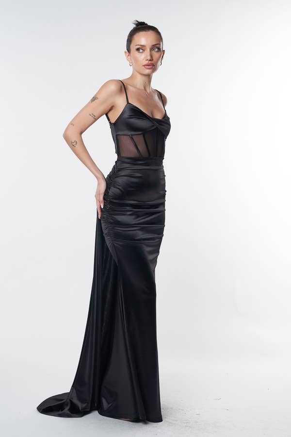 CEFIAN FASHION - Wholesale Gown - Women's - IT GIRL CORSET MAXI DRESS12