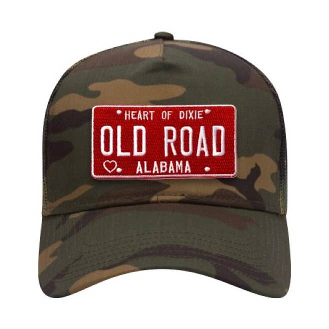 Alabama Trucker Hat - Crimson for wholesale by Old Road Brand