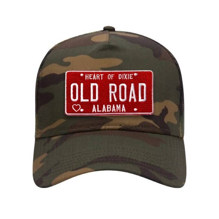 Alabama Trucker Hat - Crimson for wholesale by Old Road Brand