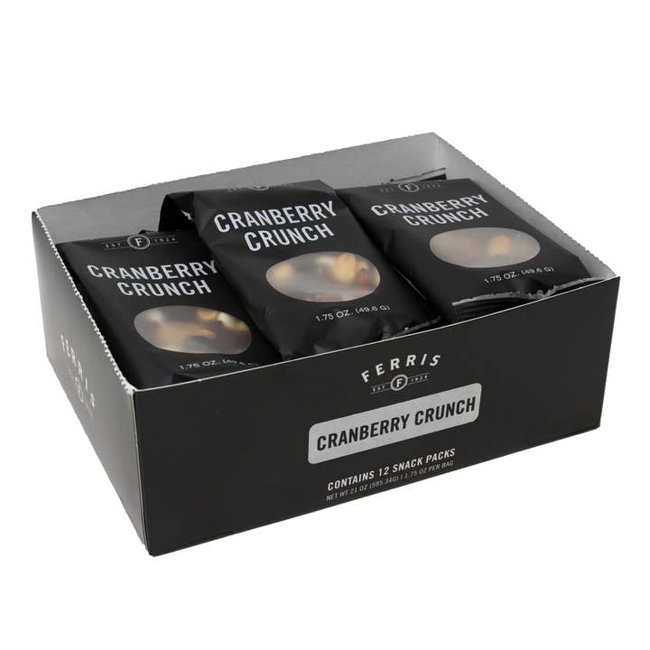 Ferris Coffee & Nut Co. - Wholesale Trail Mix - Cranberry Crunch Mix (Roasted Salted) 1.75 oz.2