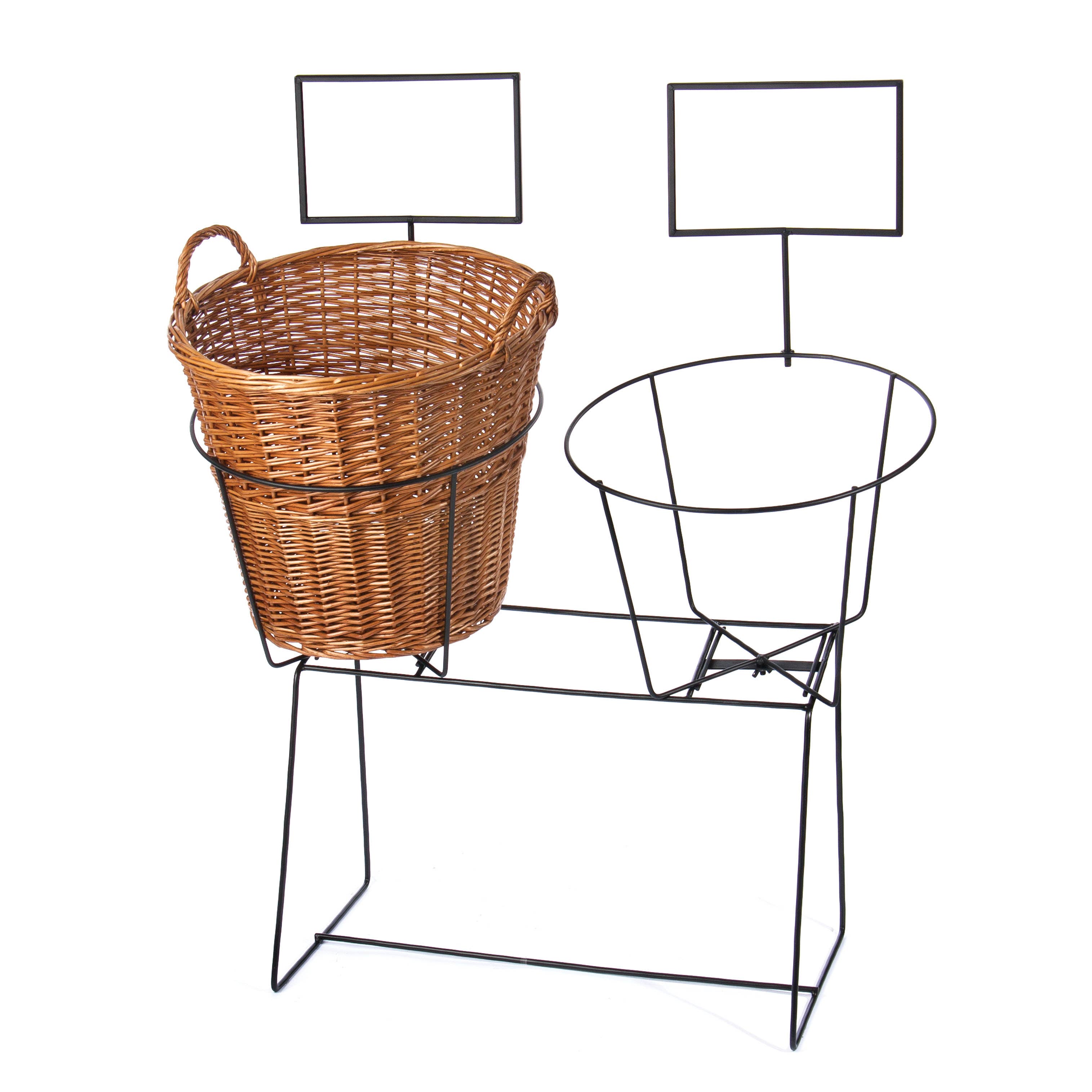 Willow Group - Wholesale Retailer Display Stand/Case - Black Iron Double Display Rack2