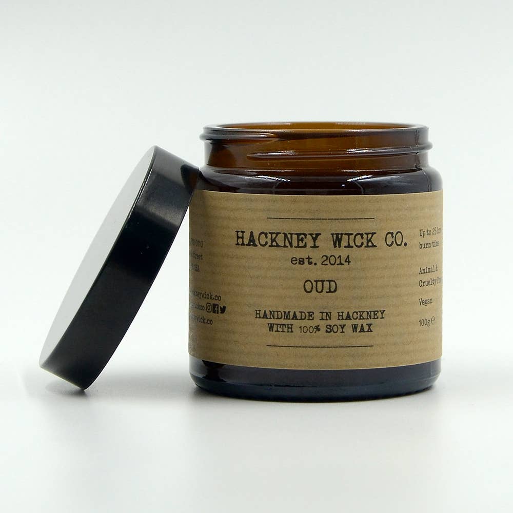 Hackneywickco – wholesale Jar/filled candle – Hackney Wick Co Soy Wax Oud Candle1