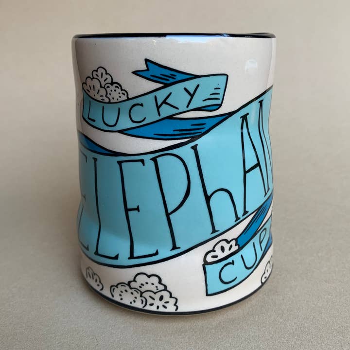The Bowl Maker - Wholesale Coffee/Tea Cup - Lucky Elephant Cup - XLarge