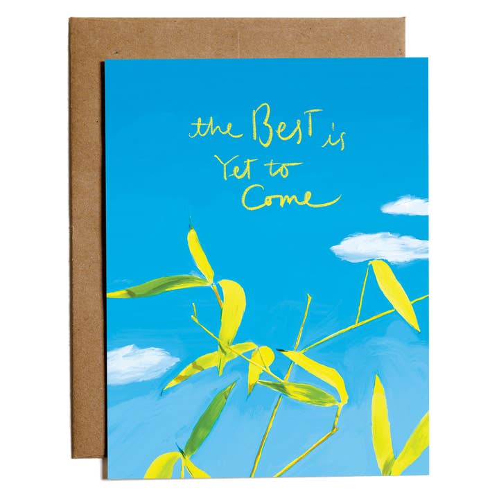 Encouragement card | The Best is Yet To Come for wholesale by everybuddy