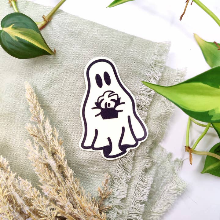 BumbleB Graphic Design - Wholesale Sticker - Glow in the Dark Plant Ghost Vinyl Sticker7