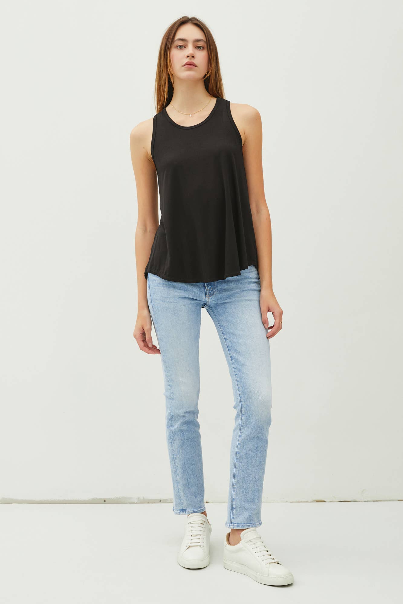 Be Cool - Wholesale Tank Top - Women's - SOFT FLOWY ROUND NECK TANK TOP10