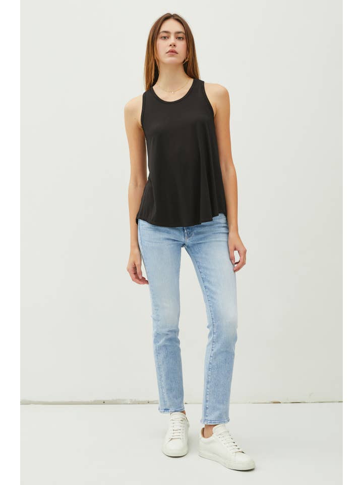 Be Cool - Wholesale Tank Top - Women's - SOFT FLOWY ROUND NECK TANK TOP10