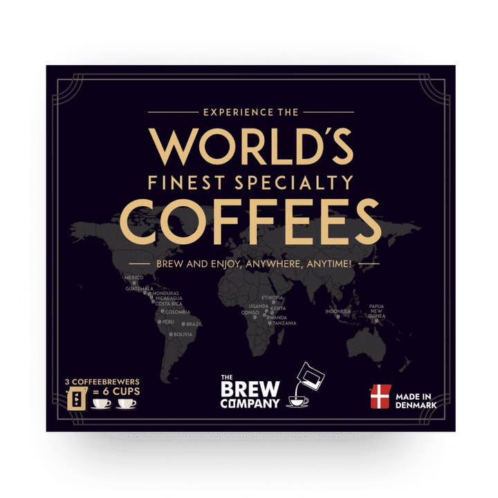WORLD'S FINEST SPECIALTY COFFEE 3 PCS GIFT BOX for wholesale by The Brew Company