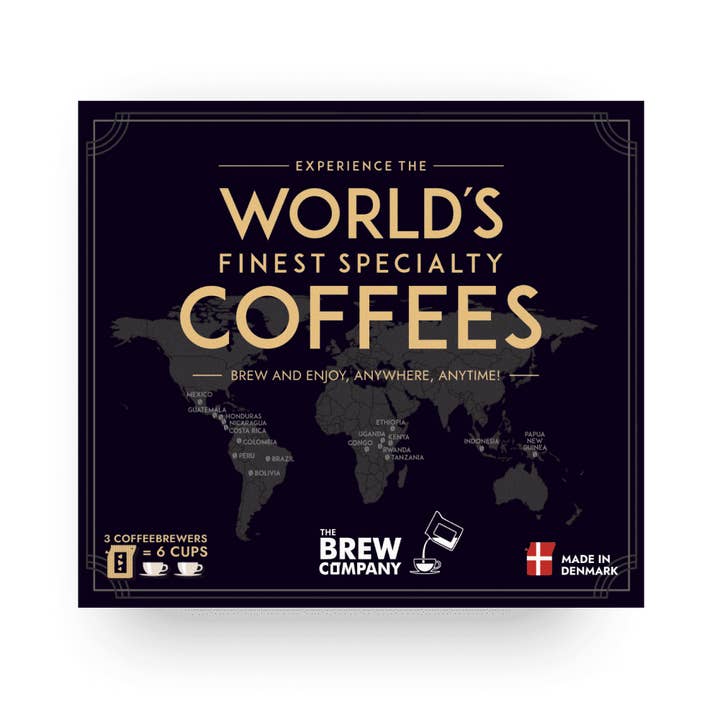 CAJA DE REGALO DE 3 PIEZAS DE CAFÉ ESPECIALIDAD DE LA MEJOR CALIDAD DEL MUNDO para venta al por mayor de The Brew Company