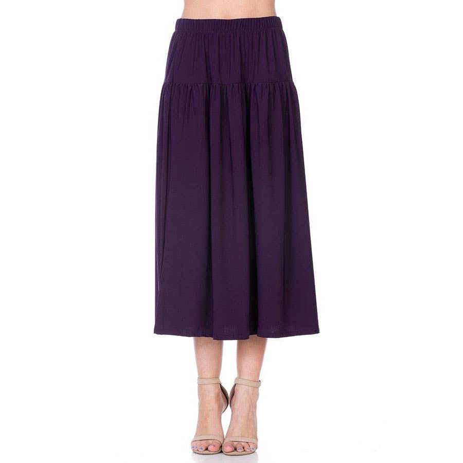Azules Clothing - Wholesale Rok - Dames - ASK-9026PS eigentijdse midi-rok29