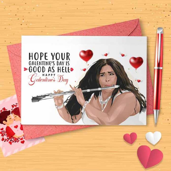 Roligt Lizzo-kort - Romantiskt kort, Gulligt kärlekskort, Roligt för wholesale av VenusArtsShop